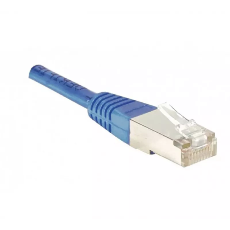 EXERTIS CONNECT Cat5e F/UTP Patchkabel, RJ45, μπλε, 10 m 847174