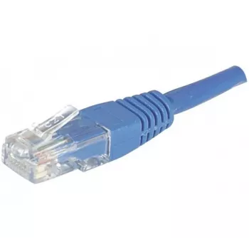 EXERTIS CONNECT Cat.6 U/UTP Patchkabel, RJ45, μπλε, 20 m, Snagless 246762