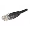 EXERTIS CONNECT Cat6 U/UTP Patchkabel, 1m, μαύρο, RJ45, Rastnasenschutz 246772
