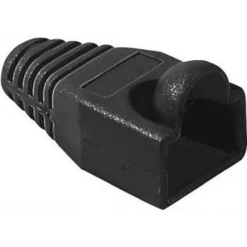 EXERTIS CONNECT RJ45 Προστασία κάμψης για στρογγυλό καλώδιο, Μαύρο, συσκευασία 10 τεμ. 253166