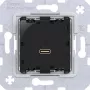 HAGER WAS4154 USB-C Power Delivery Μονάδα φόρτισης 65W
