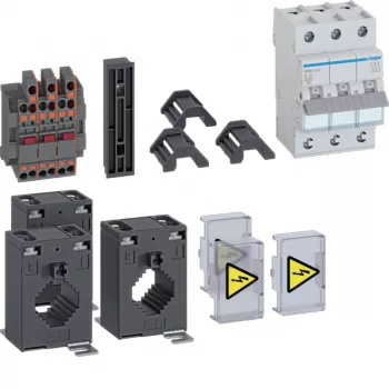 HAGER ZY2505LM Σετ μετασχηματιστή ρεύματος 250/5 A, Κλάση 1, 2,5 VA