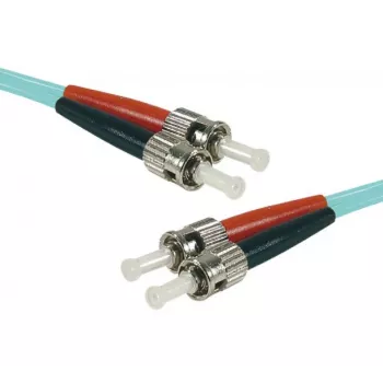 EXERTIS CONNECT HD OM3 Duplex ST-ST Multimode LWL Καλώδιο Patch, 50/125 µm, Aqua, 15 m 392777