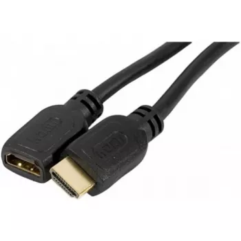 EXERTIS CONNECT Καλώδιο επέκτασης High Speed HDMI, επιχρυσωμένο, HDMI Type-A αρσενικό σε υποδοχή θηλυκή, 1,0 m 128395