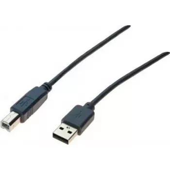 Exertis Connect 532408 Καλώδιο USB 2.0, USB-A σε USB-B, 1,8 m, γκρι