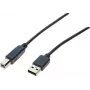 Exertis Connect 532408 Καλώδιο USB 2.0, USB-A σε USB-B, 1,8 m, γκρι