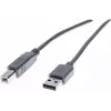 Exertis Connect 532408 Καλώδιο USB 2.0, USB-A σε USB-B, 1,8 m, γκρι