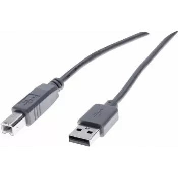 Exertis Connect 532408 Καλώδιο USB 2.0, USB-A σε USB-B, 1,8 m, γκρι