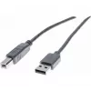 Exertis Connect 532408 Καλώδιο USB 2.0, USB-A σε USB-B, 1,8 m, γκρι