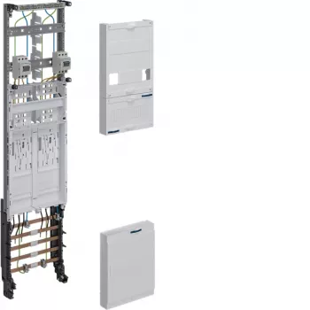 HAGER ZH3EF12T Πλήρες πεδίο μετρητή BKE-I 2 θέσεις μετρητή 10mm² λειτουργία διαχωρισμού