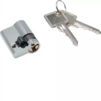 Hager Προφίλ Ημικύλινδρος ZAY50994 με 2 Κλειδιά 40x20x40