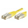 EXERTIS CONNECT Καλώδιο Patch Cat.6 F/UTP, 1 m, Κίτρινο, Slim Snagless Boot 842101