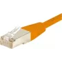 EXERTIS CONNECT Καλώδιο Patch Cat6 F/UTP, Πορτοκαλί, 3,0 m, Slim Snagless Boot 234130