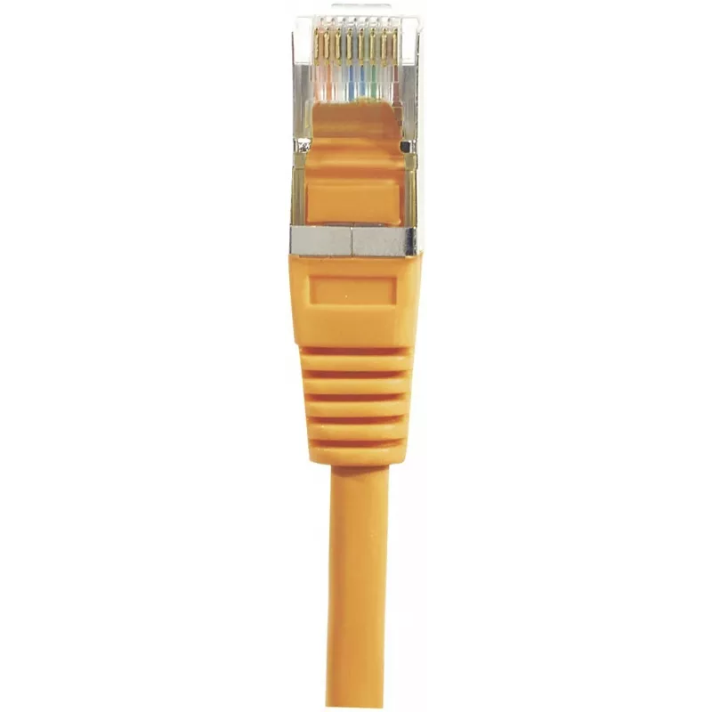 EXERTIS CONNECT Καλώδιο Patch Cat6 F/UTP, Πορτοκαλί, 3,0 m, Slim Snagless Boot 234130