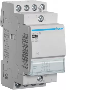 HAGER ESC427 Modular Ρελέ 25A 2NO+2NC 230V AC