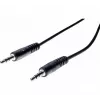 EXERTIS CONNECT Καλώδιο Ήχου Stereo 3,5mm 5m Βύσμα σε Βύσμα, Μαύρο 108567