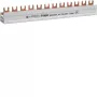 Hager KDN480A 4-πολική Μπάρα Συλλογής Πείρων 80A 12 Modules