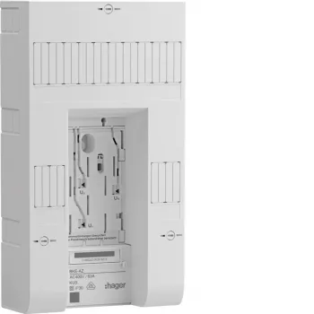 HAGER KU83CHE Τριφασικό Ερμάριο Μετρητή BKE-AZ με RfZ 10+2+2 PLE, Χωνευτό, Λευκό