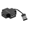 Exertis Connect 021111 USB 2.0 Hub - 4 Θυρών, Μαύρο