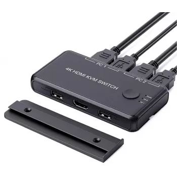 Exertis Connect Mini KVM Switch, 2 Θυρών, HDMI / USB (060182)