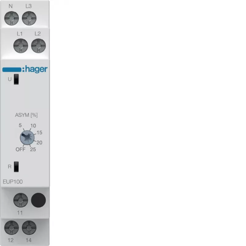 Hager EUP100 Ρελέ Παλμού 3P+N 1W 16A 230V AC