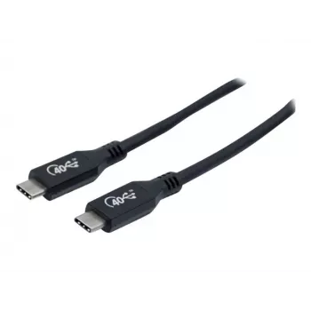 Exertis Connect Καλώδιο USB4 USB-C σε USB-C 80cm 8K 100W Μαύρο 532600