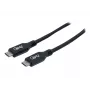 Exertis Connect Καλώδιο USB4 USB-C σε USB-C 80cm 8K 100W Μαύρο 532600