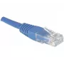 EXERTIS CONNECT Καλώδιο patch CAT.6 U/UTP, 1,5 m, Μπλε, RJ45, προστασία γλωττίδας 246740