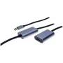 EXERTIS CONNECT Ενεργό καλώδιο επέκτασης USB 3.0 10m, USB-A αρσενικό σε USB-A θηλυκό, 5Gbps, Μαύρο 149264