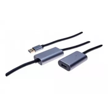 EXERTIS CONNECT Ενεργό καλώδιο επέκτασης USB 3.0 10m, USB-A αρσενικό σε USB-A θηλυκό, 5Gbps, Μαύρο 149264