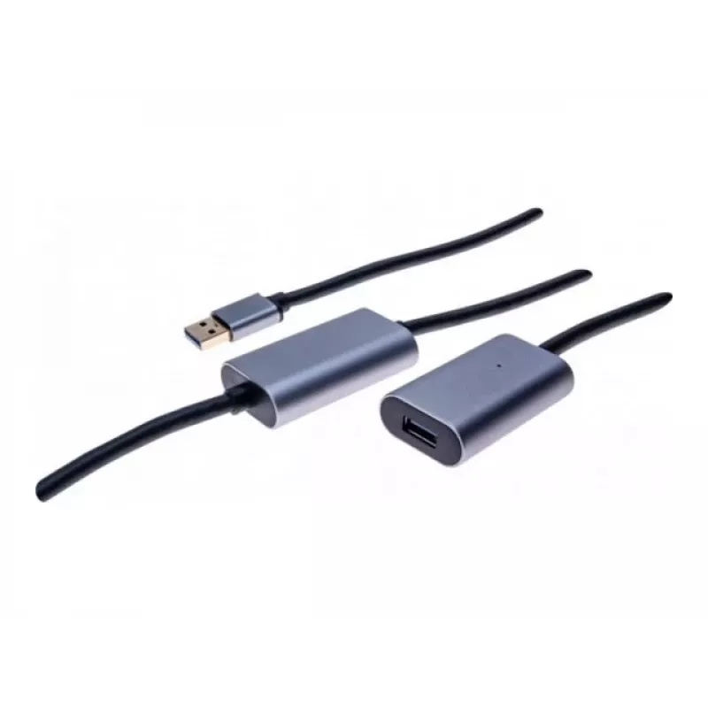 EXERTIS CONNECT Ενεργό καλώδιο επέκτασης USB 3.0 10m, USB-A αρσενικό σε USB-A θηλυκό, 5Gbps, Μαύρο 149264