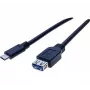 EXERTIS CONNECT Καλώδιο προσαρμογέα USB-C σε USB-A, 50 cm, Μαύρο 150319
