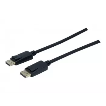 EXERTIS CONNECT Καλώδιο DisplayPort 1.2 4K 3m Μαύρο 127032