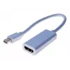 Exertis Connect Καλώδιο προσαρμογέα Mini DisplayPort αρσενικό σε HDMI υποδοχή θηλυκή 15 cm λευκό παθητικό 1080p 127437