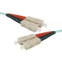 Exertis Connect Καλώδιο Patch οπτικών ινών OM3 SC Duplex σε SC Duplex, aqua, 30 m 392759