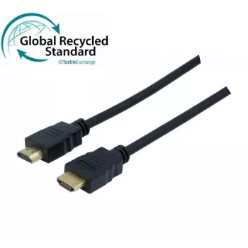 Exertis Connect Καλώδιο HDMI 2.0 High Speed, 4K, βύσμα HDMI Type-A αρσενικό σε βύσμα HDMI Type-A αρσενικό, επιχρυσωμένο, μαύρο, 3,0 m 127982