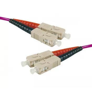 Exertis Connect Καλώδιο Patch οπτικών ινών OM4, SC Duplex σε SC Duplex, UPC, 20 m, 50/125 µm, HD, 2 mm 392818