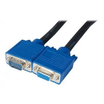 EXERTIS CONNECT Καλώδιο επέκτασης S-VGA Premium, 15,0 m, μαύρο 138841