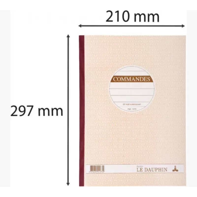 Le Dauphin Manifold Commandes, 297 x 210 mm, τριπλό (1273D) - 1 τεμ.