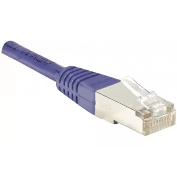 EXERTIS CONNECT καλώδιο δικτύου Cat6 F/UTP, μωβ, 1,0 m, Slim Snagless Boot 234170