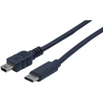 EXERTIS CONNECT καλώδιο USB-C σε Mini-USB Type B, 2,0 m, μαύρο 532451