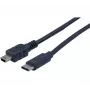 EXERTIS CONNECT καλώδιο USB-C σε Mini-USB Type B, 2,0 m, μαύρο 532451