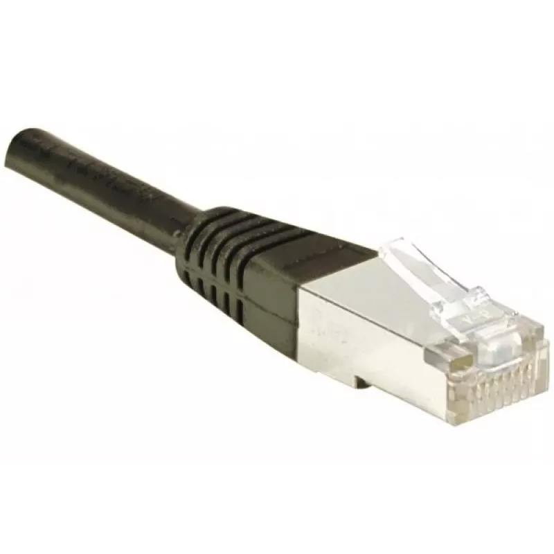 EXERTIS CONNECT καλώδιο δικτύου Cat6 F/UTP, 3 m, μαύρο, Slim Snagless Boot 234250