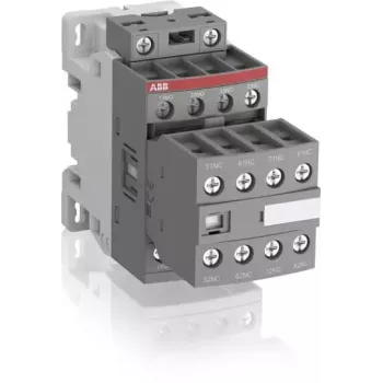 ABB NF44E βοηθητικός επαφέας 100-250V AC/DC, 4NO+4NC, ακροδέκτες βίδας, ράγα DIN