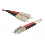 EXERTIS CONNECT 0,5m OM1 Multimode καλώδιο δικτύου οπτικών ινών, SC Duplex σε LC Duplex, πορτοκαλί 86600