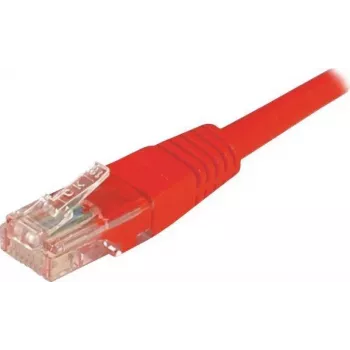 EXERTIS CONNECT καλώδιο δικτύου Cat.6 U/UTP, RJ45, κόκκινο, 20 m, με προστασία γλωττίδας 243762