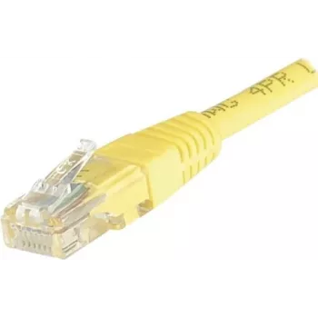 EXERTIS CONNECT Cat.6 U/UTP Καλώδιο Patch, 7m, Κίτρινο, Snagless EXC245770