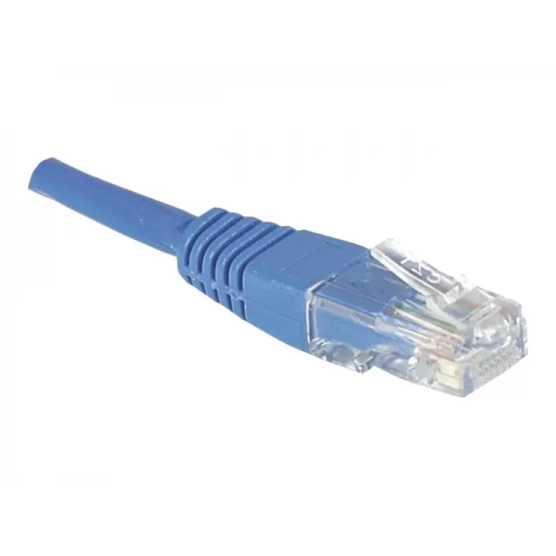 EXERTIS CONNECT Cat.6 U/UTP Καλώδιο Patch, RJ45, Μπλε, 3 m, Snagless 246730