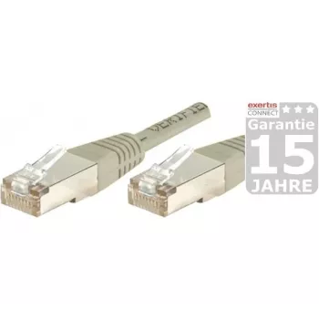 Exertis Connect 847100 Cat5e F/UTP Καλώδιο Patch Δικτύου, 1m, Γκρι