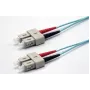 Ekivalan OM3 Duplex Καλώδιο Patch Οπτικής Ίνας SC/SC 1m Aqua COZOM3DCDC2SA0010A